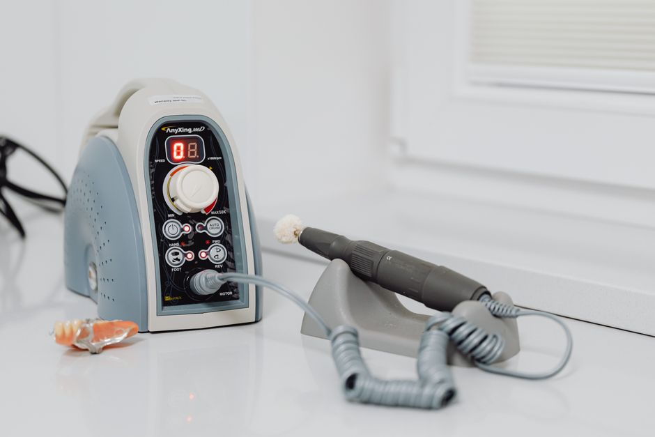 Modern dental machinery for precise dentistry procedures; ideal for healthcare professionals.