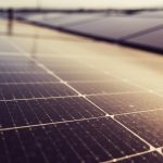 Close-up of solar panels harnessing renewable energy under the Austrian sun.